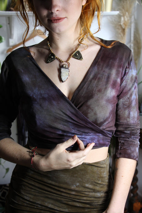MTO Custom Astara Wrap Top for Annie