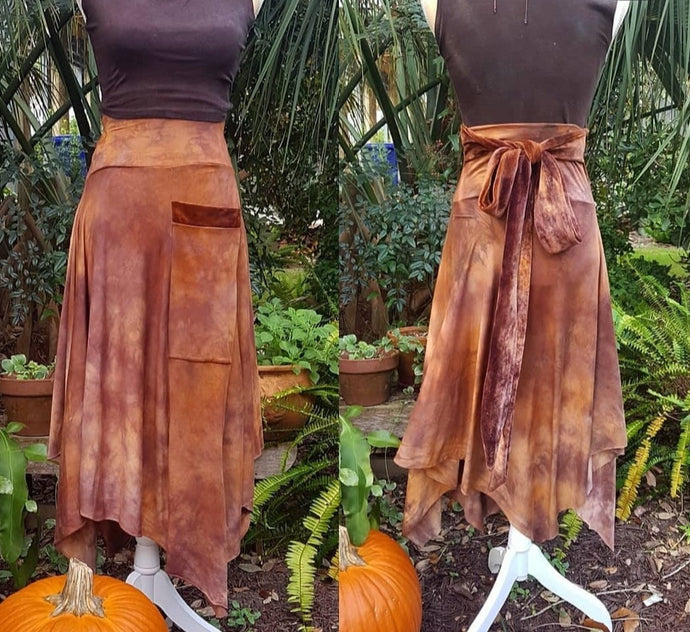 MTO Druid Velour Pocket Skirt