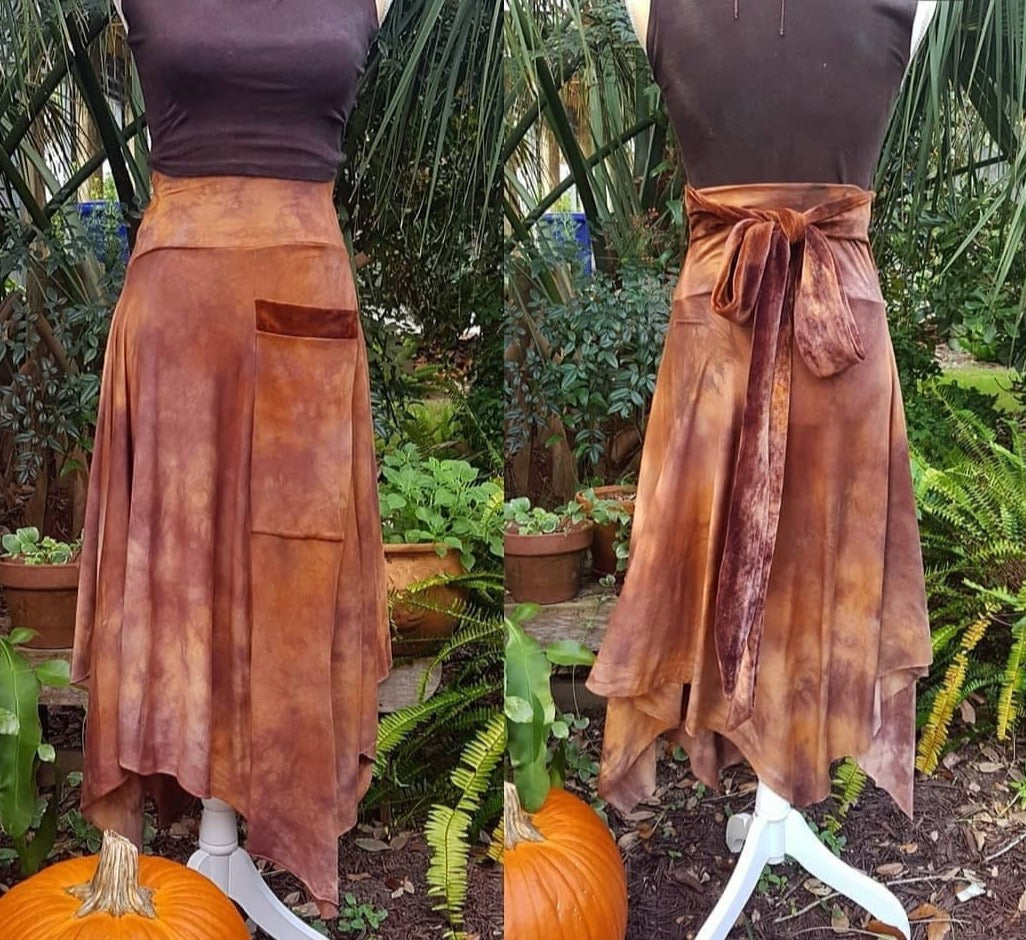 MTO Druid Velour Pocket Skirt