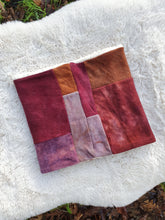 Load image into Gallery viewer, RTS Rusty Reds, Dusty Purples, &amp; Orange Patchwork Snood