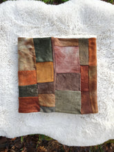 Load image into Gallery viewer, RTS Deep Greens, Sage, Rust Oranges &amp; Browns Patchwork Snood