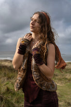 Load image into Gallery viewer, RTS Earthy Rainbow Wristwarmers
