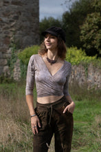 Load image into Gallery viewer, RTS Astara Wrap Top in Reishi - M