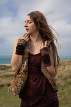 Load image into Gallery viewer, RTS Earthy Rainbow Wristwarmers